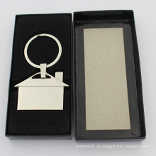 Nickel Free Metal House Keyholder mit Papier Geschenkbox